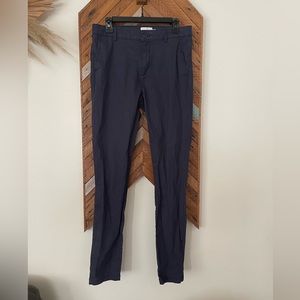 navy blue skinny chino pants Topman